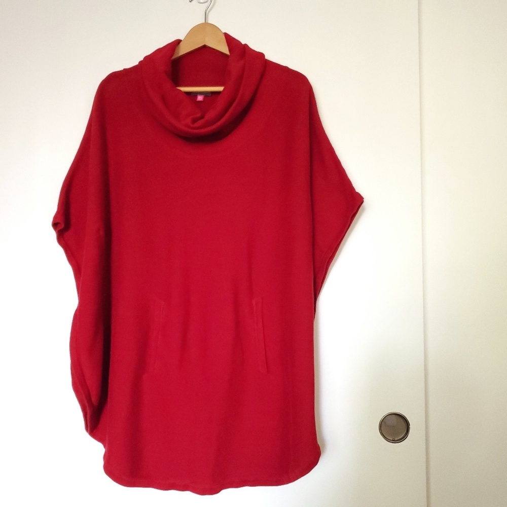 Vince Camuto cowl neck poncho sweater